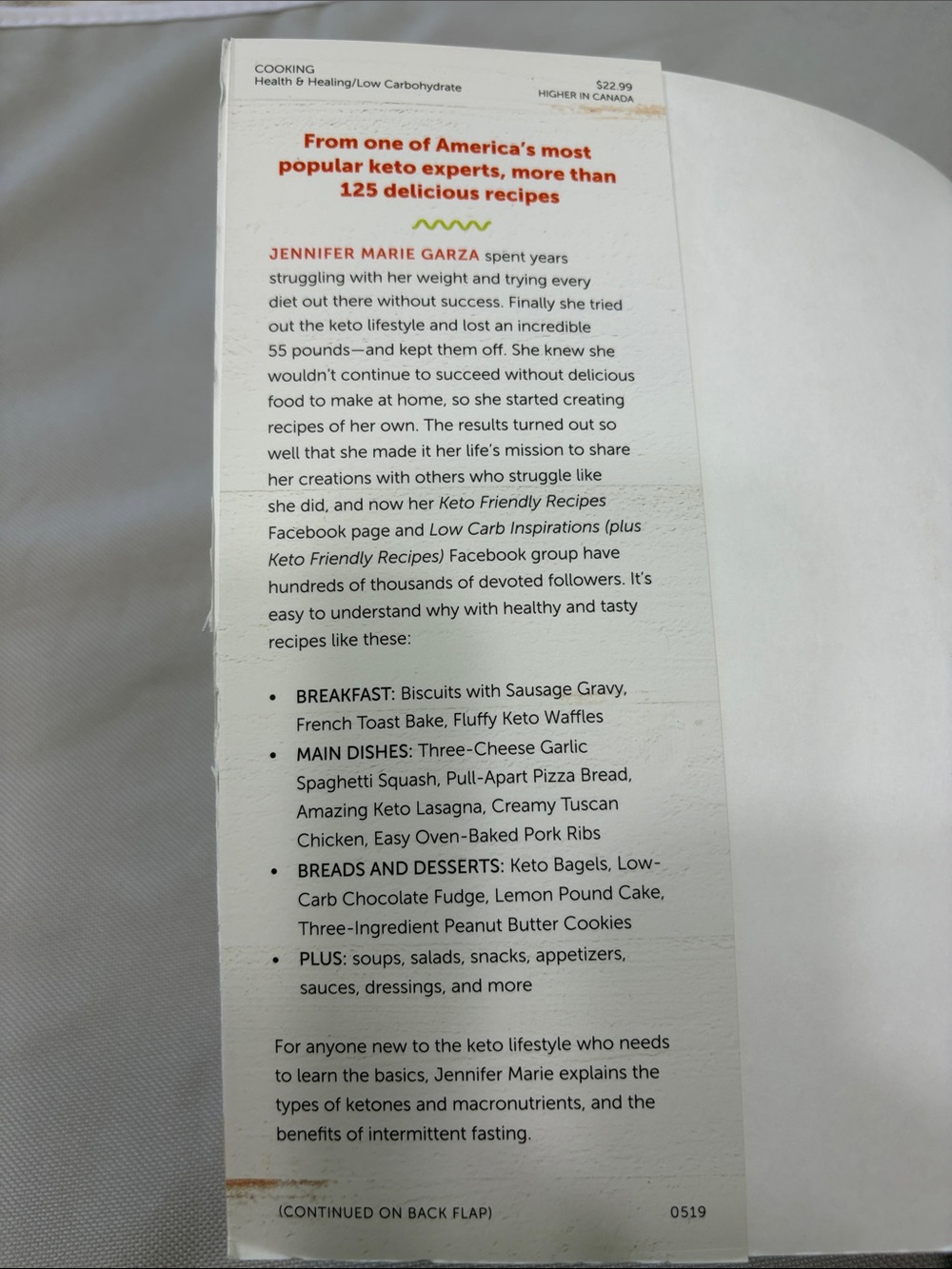Easy Keto for Busy People Cookbook by Jennifer Marie Garza - Picture 4 of 6